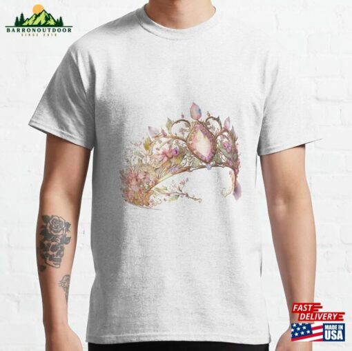 Luxurious Floral Tiara Classic T-Shirt Unisex Sweatshirt