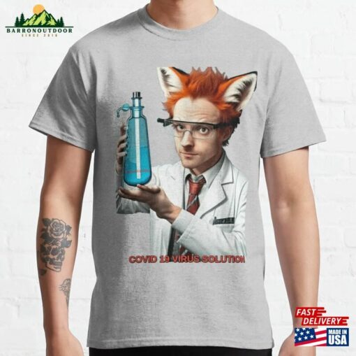 Mad Foxman Scientist Classic T-Shirt Hoodie Sweatshirt