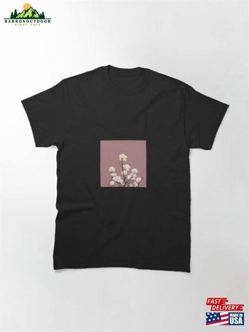 Magnolia Flower Brach Sticker Boho Vibe Classic T-Shirt Sweatshirt