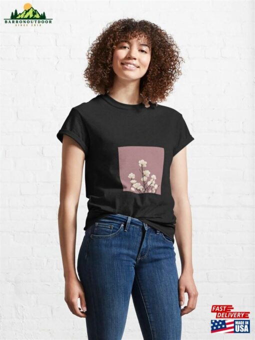 Magnolia Flower Brach Sticker Boho Vibe Classic T-Shirt Sweatshirt