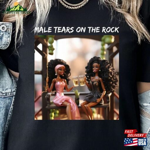 Male Tears On The Rock Tshirt Melanin Shirt Juneteenth For Women Classic T-Shirt