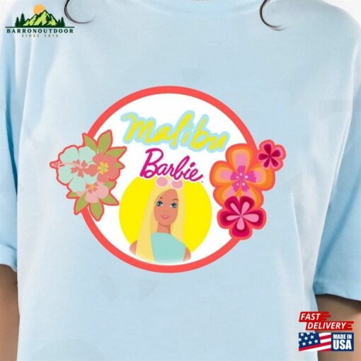 Malibu Barbie Floral Shirt The Movie 2023 Comfort Color Let Unisex Sweatshirt