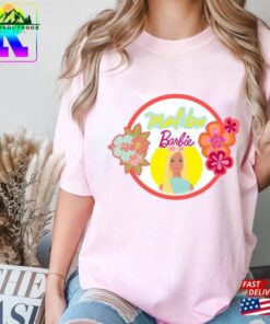 Malibu Barbie Floral Shirt The Movie 2023 Comfort Color Let Unisex Sweatshirt 3 Malibu Barbie Floral Shirt The Movie 2023 Comfort Color Let Unisex Sweatshirt 4