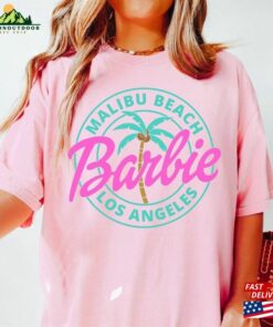 Malibu Beach T-Shirt Pink Barbie Los Angeles Shirt Come On Classic Malibu Beach T-Shirt Pink Barbie Los Angeles Shirt Come On Classic