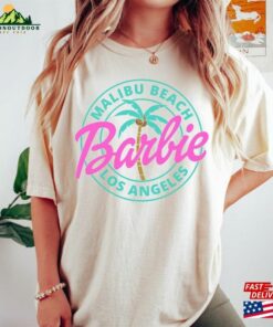 Malibu Beach T-Shirt Pink Barbie Los Angeles Shirt Come On Classic