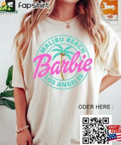 Malibu Beach T-Shirt Pink Barbie Los Angeles Shirt Come On Sweatshirt Malibu Beach T-Shirt Pink Barbie Los Angeles Shirt Come On Sweatshirt