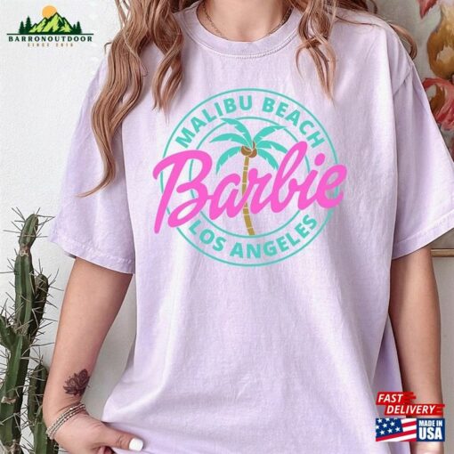 Malibu Beach T-Shirt Pink Barbie Los Angeles Shirt Come On Sweatshirt Hoodie