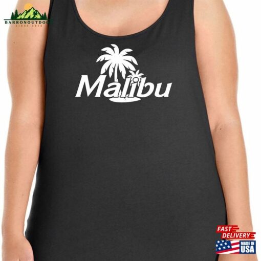 Malibu Women’s Plus Size Scoopneck Tee Or Tank T-Shirt Unisex