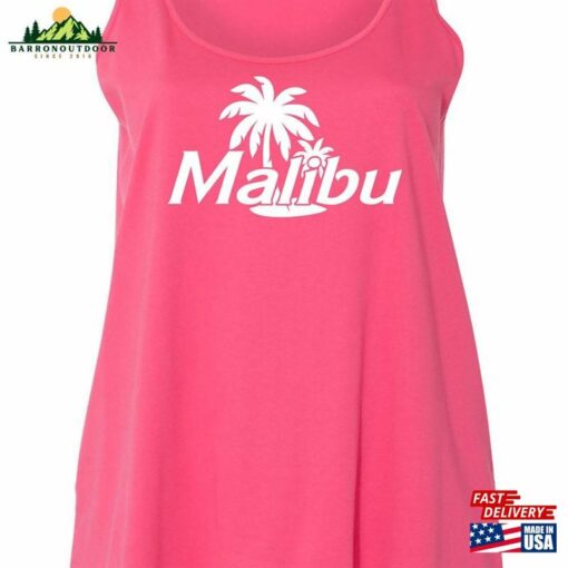 Malibu Women’s Plus Size Scoopneck Tee Or Tank T-Shirt Unisex