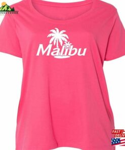 Malibu Womens Plus Size Scoopneck Tee Or Tank T Shirt Unisex 4