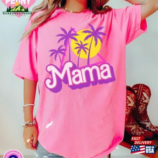 Mama Shirt Retro Comfort Colors T-Shirt For Summer Classic Unisex