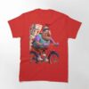 Man Riding Bicycle With Valentines Day Gifts Valentine’s T-Shirt Classic Hoodie