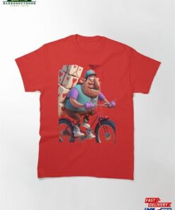 Man Riding Bicycle With Valentines Day Gifts Valentine’s T-Shirt Classic Hoodie