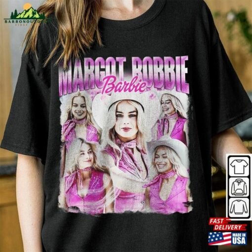 Margot Robbie Barbie Movie Shirt 90S Y2k Vintage Retro Bootleg Sweatshirt Classic Hoodie