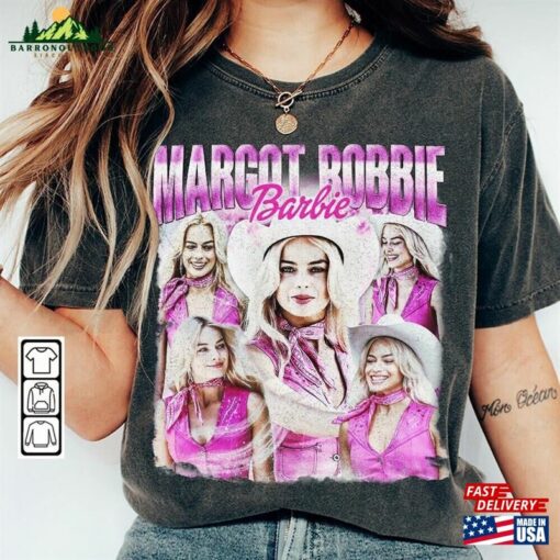 Margot Robbie Barbie Movie Shirt 90S Y2k Vintage Retro Bootleg Sweatshirt Classic Hoodie