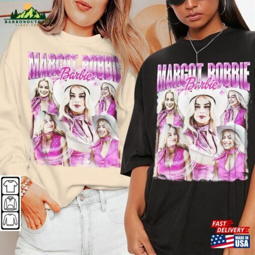 Margot Robbie Barbie Movie Shirt 90S Y2k Vintage Retro Bootleg Sweatshirt Classic Hoodie