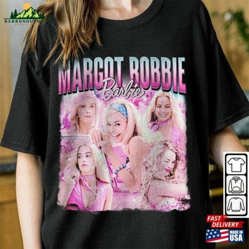 Margot Robbie Barbie Movie Shirt 90S Y2k Vintage Retro Bootleg Sweatshirt Hoodie