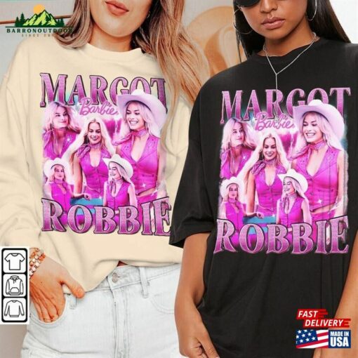 Margot Robbie Barbie Movie Shirt 90S Y2k Vintage Retro Bootleg Sweatshirt T-Shirt Classic