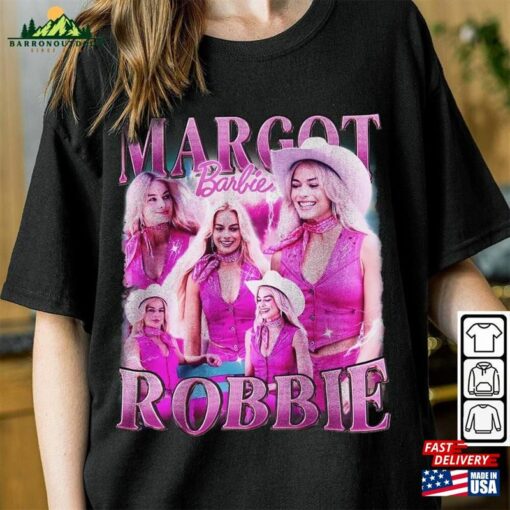 Margot Robbie Barbie Movie Shirt 90S Y2k Vintage Retro Bootleg Sweatshirt T-Shirt Classic