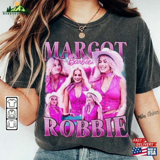 Margot Robbie Barbie Movie Shirt 90S Y2k Vintage Retro Bootleg Sweatshirt T-Shirt Classic