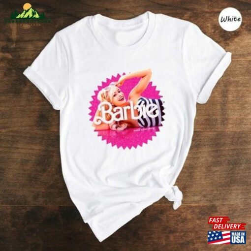 Margot Robbie Barbie Shirt Birthday Party Tshirt Barb Baby Tee Unisex Classic