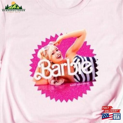 Margot Robbie Barbie Shirt Birthday Party Tshirt Barb Baby Tee Unisex Classic