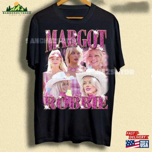 Margot Robbie Barbie Vintage 2023 Shirt Graphic T-Shirt Hoodie