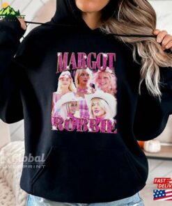 Margot Robbie Barbie Vintage 2023 Shirt Graphic Unisex Hoodie 1 Margot Robbie Barbie Vintage 2023 Shirt Graphic Unisex Hoodie 2
