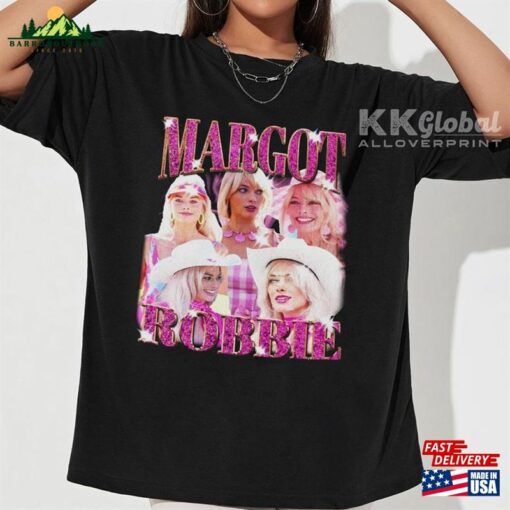 Margot Robbie Barbie Vintage 2023 Shirt Graphic Unisex Hoodie