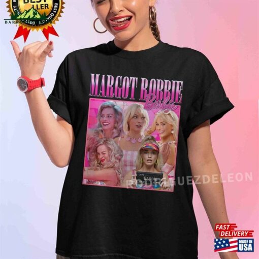 Margot Robbie Barbie Vintage Retro Shirt 2023 Classic T-Shirt