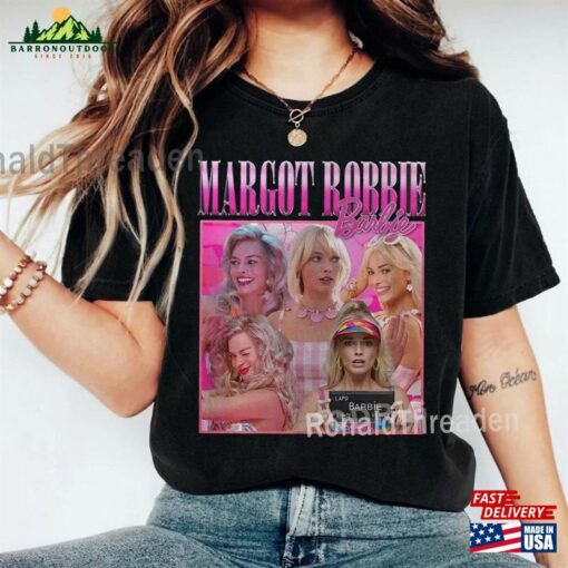 Margot Robbie Barbie Vintage Retro Shirt Sweatshirt 2023 Classic