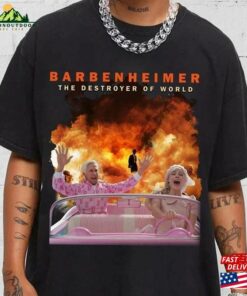 Margot Robbie Cillian Murphy Ryan Gosling Barbenheimer Shirt Barbie X Oppenheimer Vintage T-Shirt Unisex