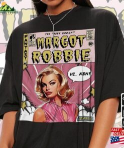 Margot Robbie Comic Shirt 90S Vintage Merch Book Art Ms Baby 2023 Retro Graphic Tee Unisex Gift Hoodie V1 Classic 2 Margot Robbie Comic Shirt 90S Vintage Merch Book Art Ms Baby 2023 Retro Graphic Tee Unisex Gift Hoodie V1 Classic 3