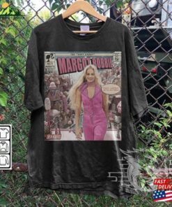 Margot Robbie Comic Shirt 90S Vintage Merch Book Art Sick Boy Album World Tour Ticket 2023 Graphic Tee Gift For Fan V4 Classic Unisex