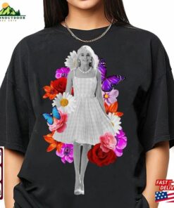 Margot Robbie Floral Merch Shirt Tee T-Shirt Unisex Margot Robbie Floral Merch Shirt Tee T-Shirt Unisex