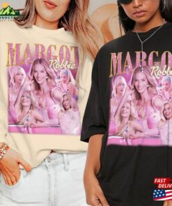 Margot Robbie Movie Shirt 2023 Vintage Retro 90S Style Sweatshirt Hoodie