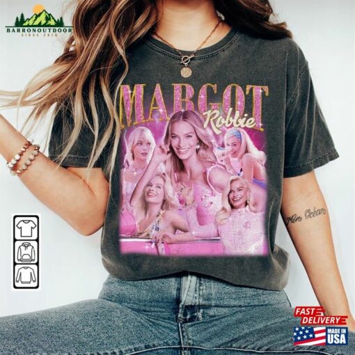 Margot Robbie Movie Shirt 2023 Vintage Retro 90S Style Sweatshirt T-Shirt