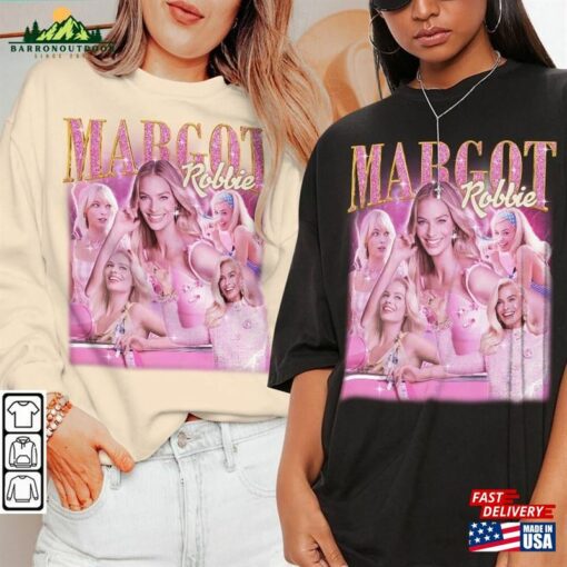 Margot Robbie Movie Shirt 2023 Vintage Retro 90S Style Sweatshirt T-Shirt