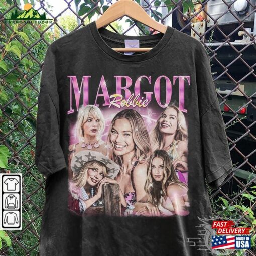 Margot Robbie Movie Shirt 2023 Vintage Retro 90S Style V2 Hoodie T-Shirt