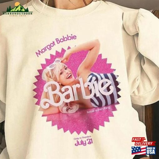 Margot Robbie Movie T-Shirt Barbie 2023 Shirt Oppenheimer Tee Inspired Sweatshirt Classic