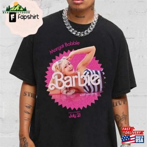 Margot Robbie Movie T-Shirt Tees Barbie 2023 Shirt Classic Hoodie