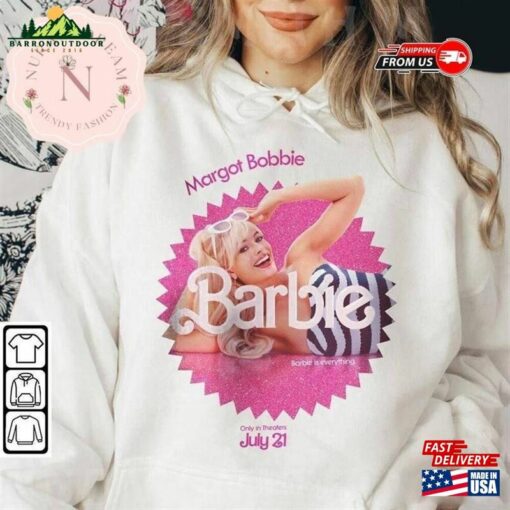 Margot Robbie Movie T-Shirt Tees Barbie 2023 Shirt Unisex