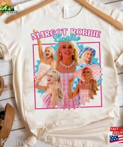 Margot Robbie Retro Shirt Barbie 2023 Unisex Classic Margot Robbie Retro Shirt Barbie 2023 Unisex Classic