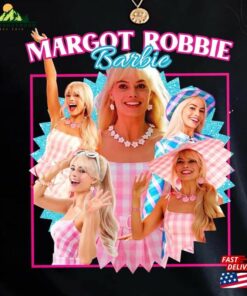 Margot Robbie Retro Shirt Barbie 2023 Unisex Classic