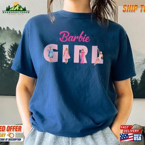 Margot Robbie Shirt Barbie 2023 Movie Fan Hoodie T-Shirt