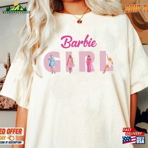 Margot Robbie Shirt Barbie 2023 Movie Fan Hoodie T-Shirt