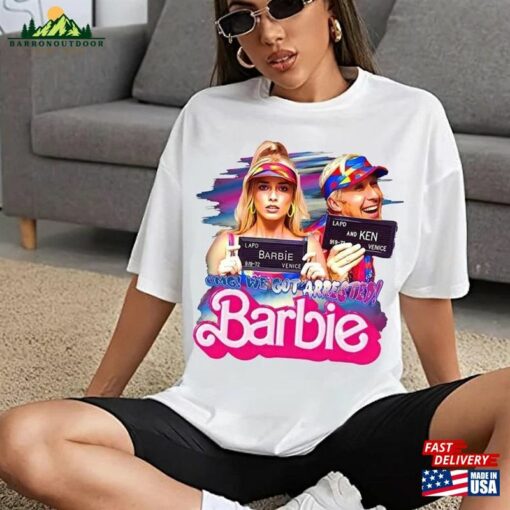 Margot Robbie Shirt Ryan Gosling Barbie Movie 2023 Unisex Hoodie