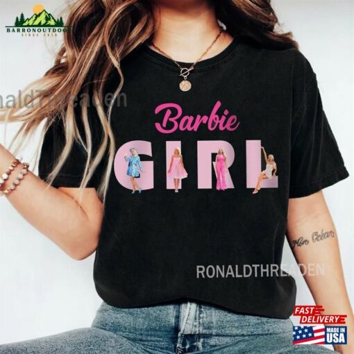 Margot Robbie Shirt Sweatshirt Barbie 2023 Hoodie T-Shirt