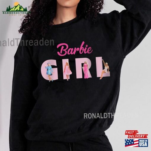 Margot Robbie Shirt Sweatshirt Barbie 2023 Hoodie T-Shirt