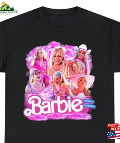 Margot Robbie Vintage 90S Shirt Barbie 2023 Movie Fan Unisex Hoodie